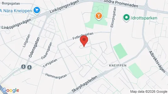 Lokaler til leje i Norrköping - kort over placeringen