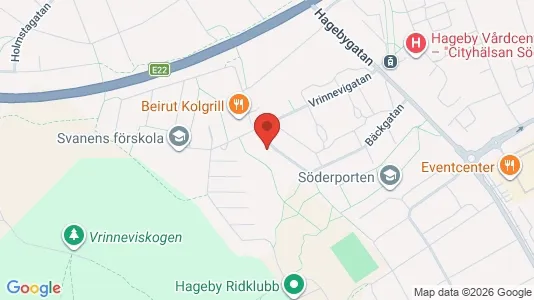 Commercial properties for rent i Norrköping - kort over placeringen