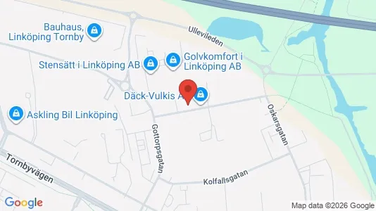 Lager zur Miete i Linköping - kort over placeringen