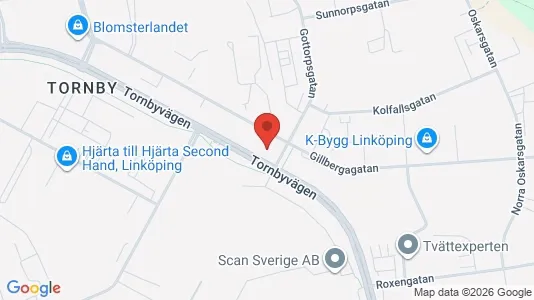 Magazyny Do wynajęcia i Linköping - kort over placeringen