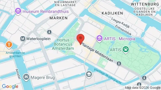 Toimistotilat Vuokrattavana i Amsterdam Centrum - kort over placeringen