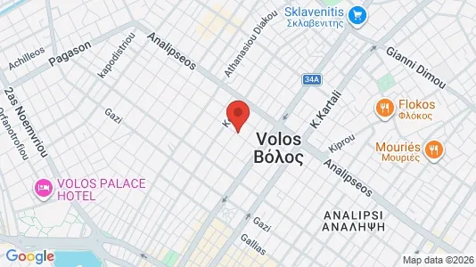 Kontorslokaler för uthyrning i Volos – Foto från Google Street View