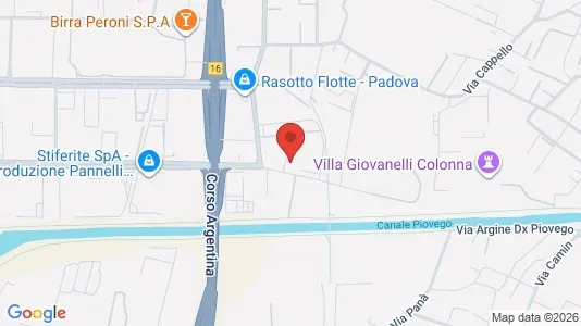 Kontorlokaler til leje i Padova - Foto fra Google Street View