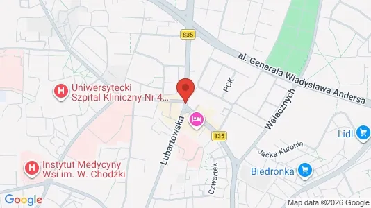Företagslokaler för uthyrning i Lublin – Foto från Google Street View