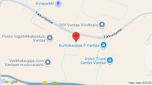 Verkstedhaller til leie i Vantaa – Bilde fra Google Street View