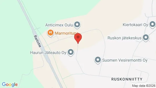 Værkstedslokaler til leje i Oulu - Foto fra Google Street View