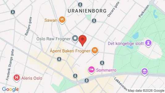 Liikekiinteistöt Vuokrattavana i Oslo Frogner - Kuva Google Street Viewstä