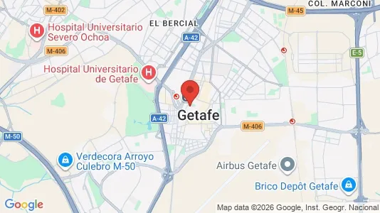 Varastot Vuokrattavana i Getafe - Kuva Google Street Viewstä