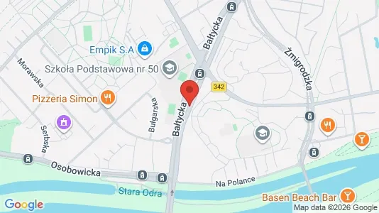 Büros zur Miete i Wrocław – Foto von Google Street View