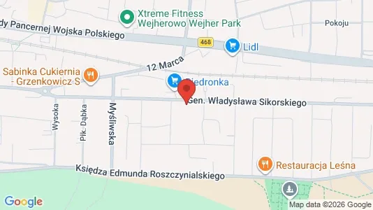 Kontorlokaler til leje i Wejherowski - Foto fra Google Street View