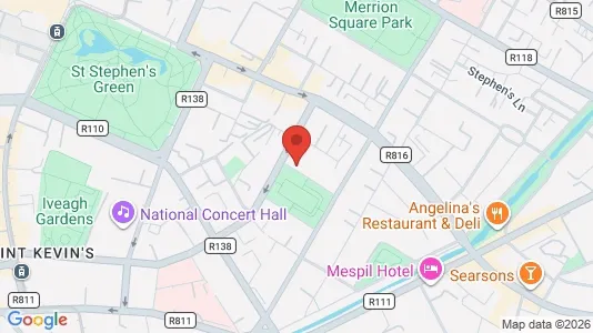 Kantorruimte te huur i Dublin 2 - kort over placeringen