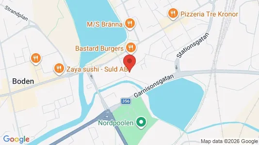 Lokaler til leie i Boden – Bilde fra Google Street View