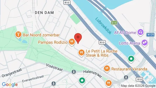 Office spaces for rent i Stad Antwerp - kort over placeringen