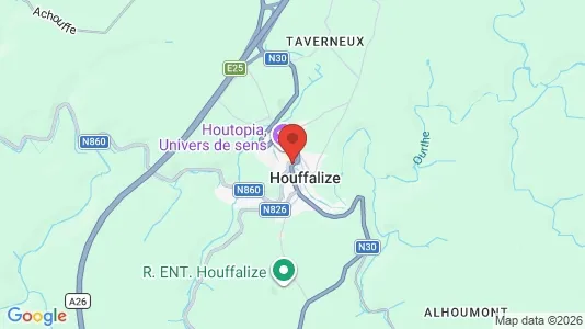 Kontorlokaler til leje i Houffalize - Foto fra Google Street View