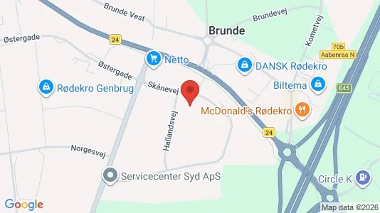Lagerlokaler til leje i Rødekro - Foto fra Google Street View