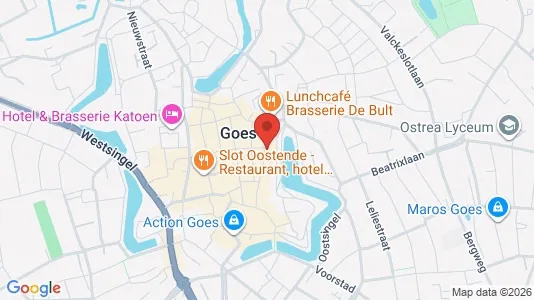 Gewerbeflächen zur Miete i Goes - kort over placeringen