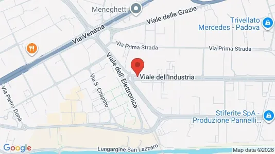 Lager zur Miete i Padova - kort over placeringen