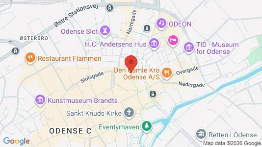 Büros zur Miete i Odense C – Foto von Google Street View