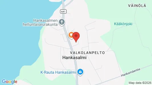 Lokaler til salgs i Hankasalmi - kort over placeringen