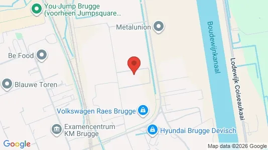 Almacenes En alquiler i Brugge - Foto de Google Street View