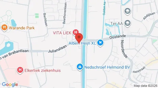 Kontorlokaler til leje i Helmond - Foto fra Google Street View