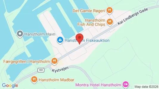 Kontorer til leie i Hanstholm - kort over placeringen