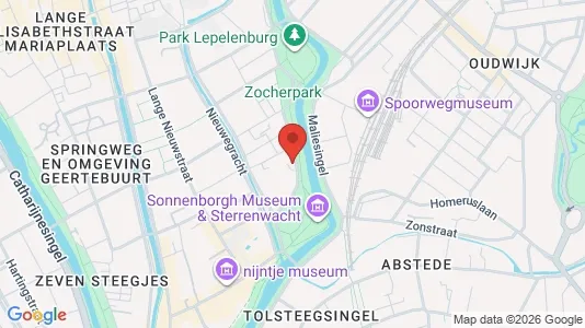 Office spaces for rent i Utrecht Binnenstad - kort over placeringen