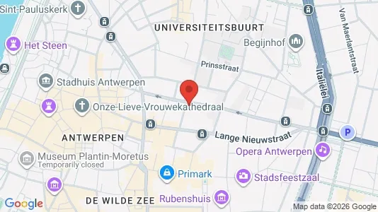 Office spaces for rent i Stad Antwerp - kort over placeringen