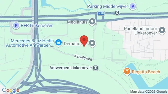 Büros zur Miete i Stad Antwerp - kort over placeringen