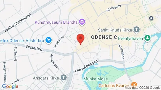 Espacios de oficina En alquiler i Odense C - Foto de Google Street View