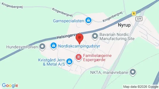 Büros zur Miete i Kvistgård – Foto von Google Street View