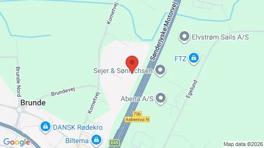 Lagerlokaler för uthyrning i Rødekro – Foto från Google Street View