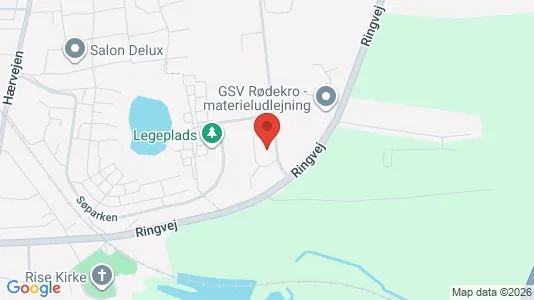 Toimistotilat Vuokrattavana i Rødekro - Kuva Google Street Viewstä