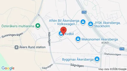 Lager zur Miete i Österåker – Foto von Google Street View