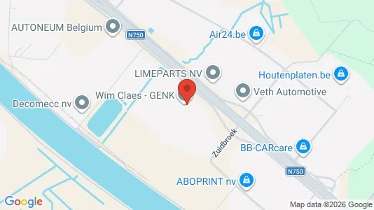 Nieruchomości komercyjne Do wynajęcia i Genk - kort over placeringen