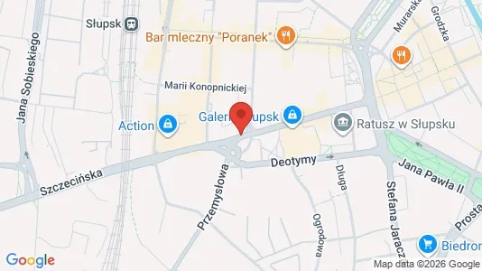 Büros zur Miete i Słupsk – Foto von Google Street View