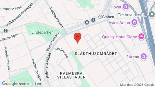 Kontorslokaler för uthyrning i Söderort - kort over placeringen