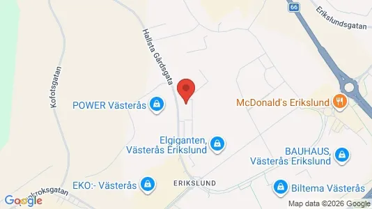 Lager zur Miete i Västerås – Foto von Google Street View