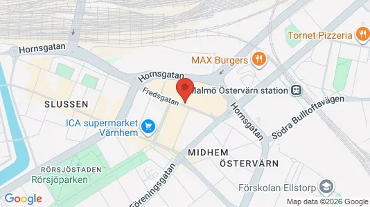Lokaler til leje i Malmø Centrum - Foto fra Google Street View