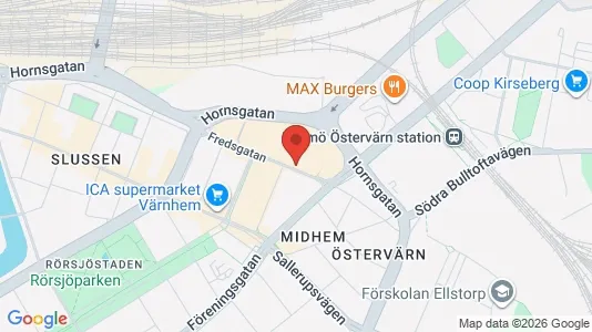 Kontorlokaler til leje i Malmø Centrum - Foto fra Google Street View