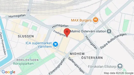 Kontorlokaler til leje i Malmø Centrum - Foto fra Google Street View