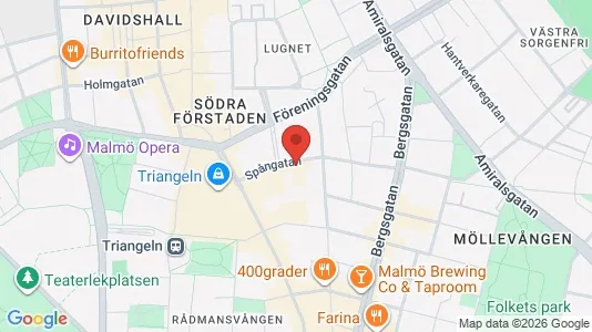 Kontorlokaler til leje i Malmø Centrum - Foto fra Google Street View