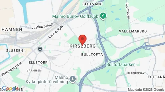 Sklepy Do wynajęcia i Kirseberg - kort over placeringen