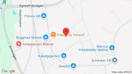 Lagerlokaler til leje i Fosie - Foto fra Google Street View