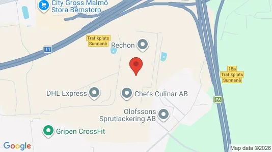 Varastot Vuokrattavana i Husie - Kuva Google Street Viewstä