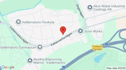 Warehouses for rent i Kirseberg - kort over placeringen