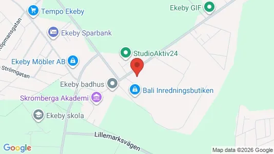 Lager til leie i Bjuv - kort over placeringen