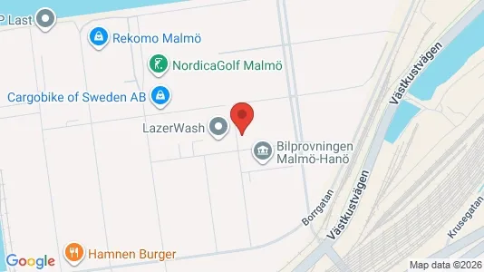 Industrilokaler för uthyrning i Malmö Centrum - kort over placeringen