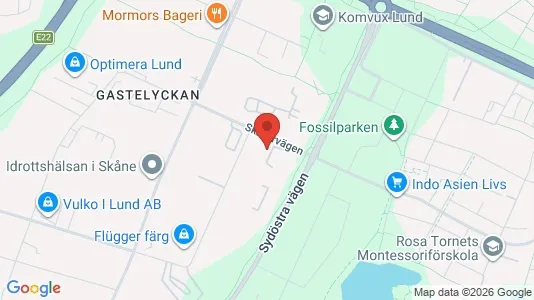 Magazijnen te huur i Lund - Foto uit Google Street View