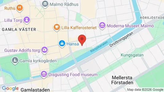 Kontorlokaler til leje i Malmø Centrum - Foto fra Google Street View